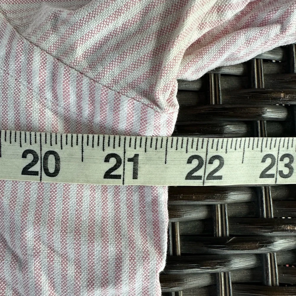 POLO Ralph Lauren Men’s Pink & White Cotton University Stripe BD Shirt - 15/34 - Picture 11 of 12